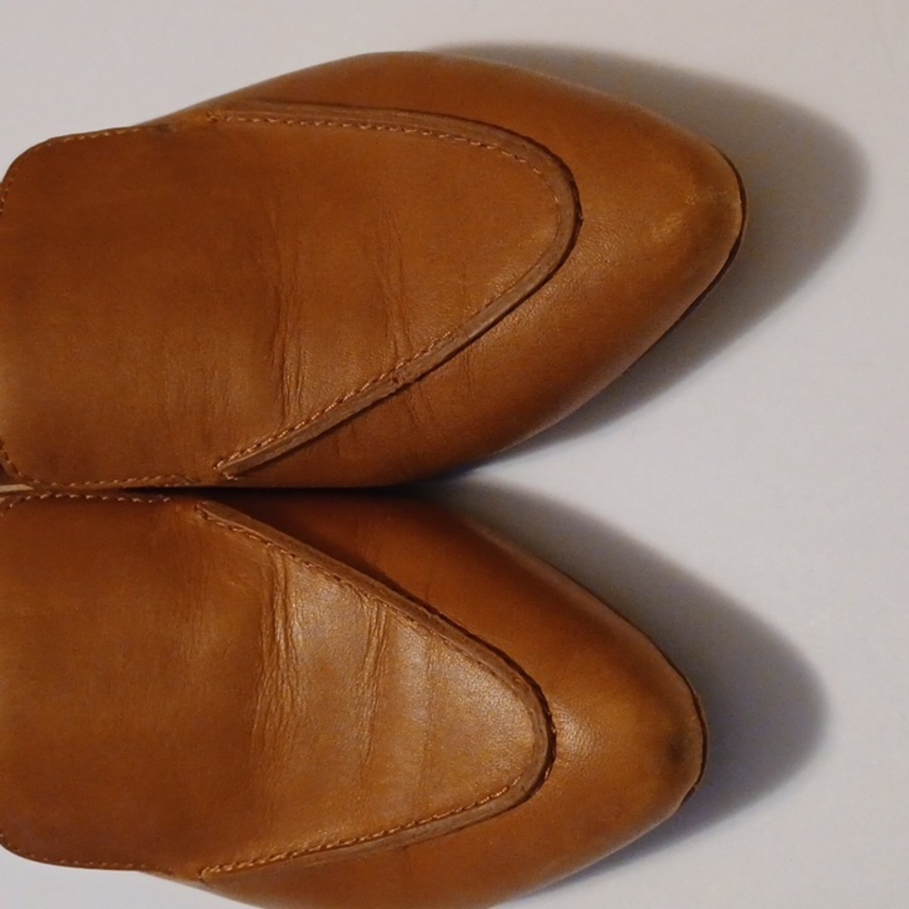 Madewell The Frances Skimmer English Saddle Tan Leather Loafer Size 6 - Picture 12 of 12